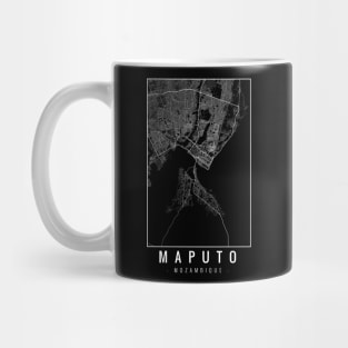 Maputo Mozambique Minimalist Map Mug